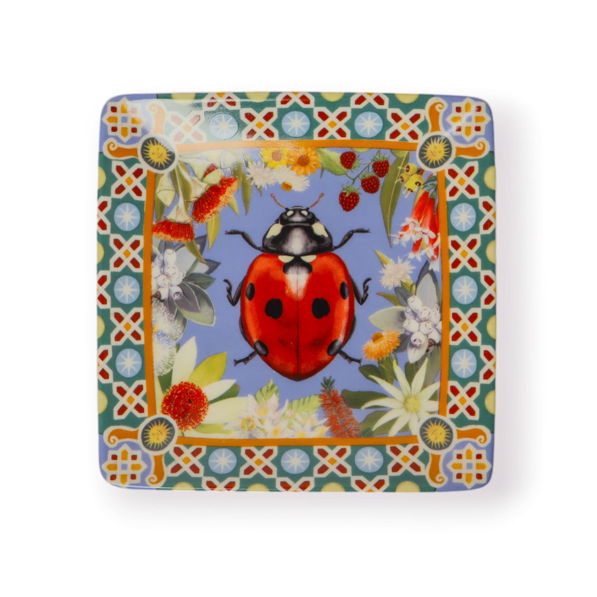 Good Luck Ladybug Ceramic Trinket Dish