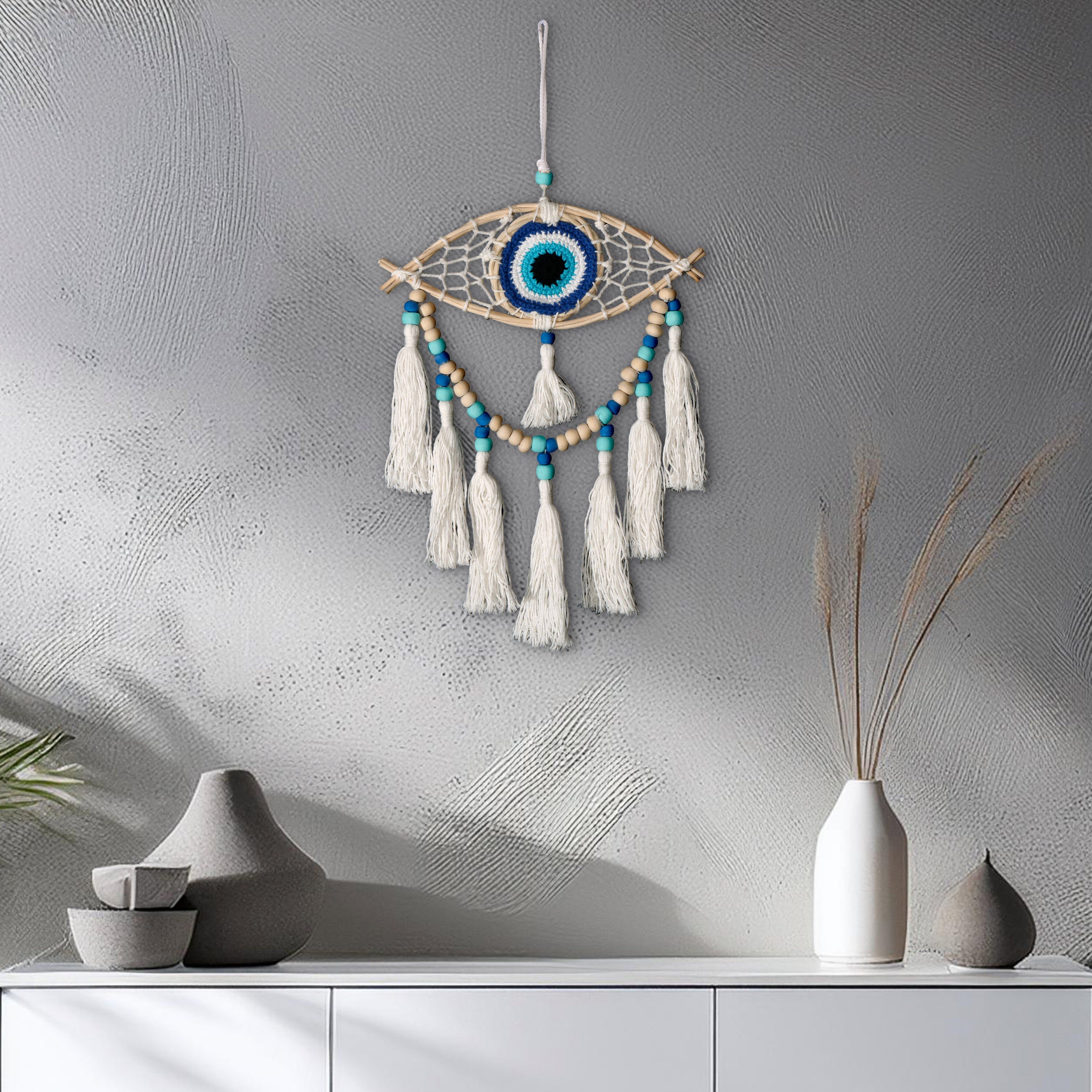 Evil eye Macrame Wall Hangings ~ various sizes