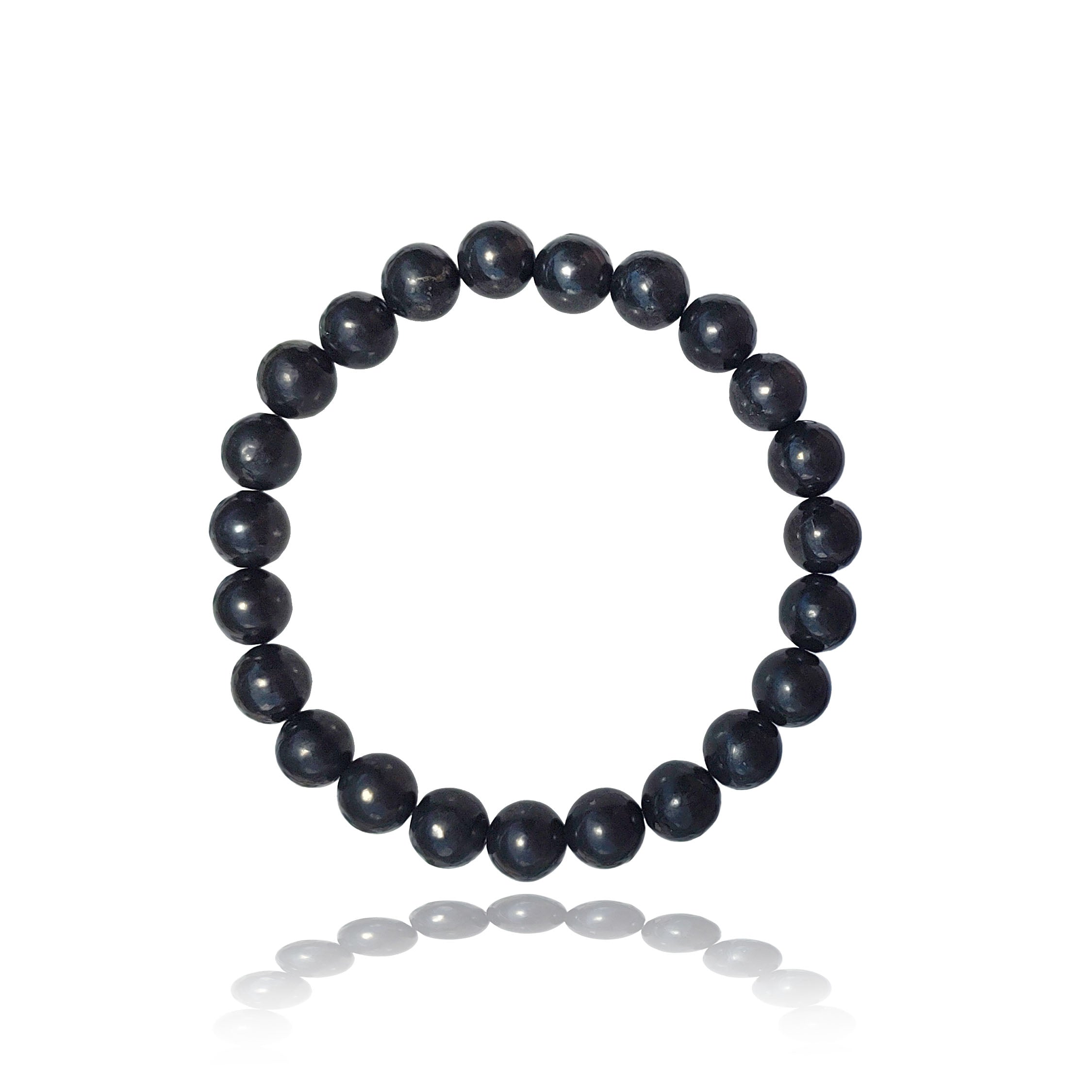 Shungite 6mm, 8mm and 10mm Beaded Bracelet