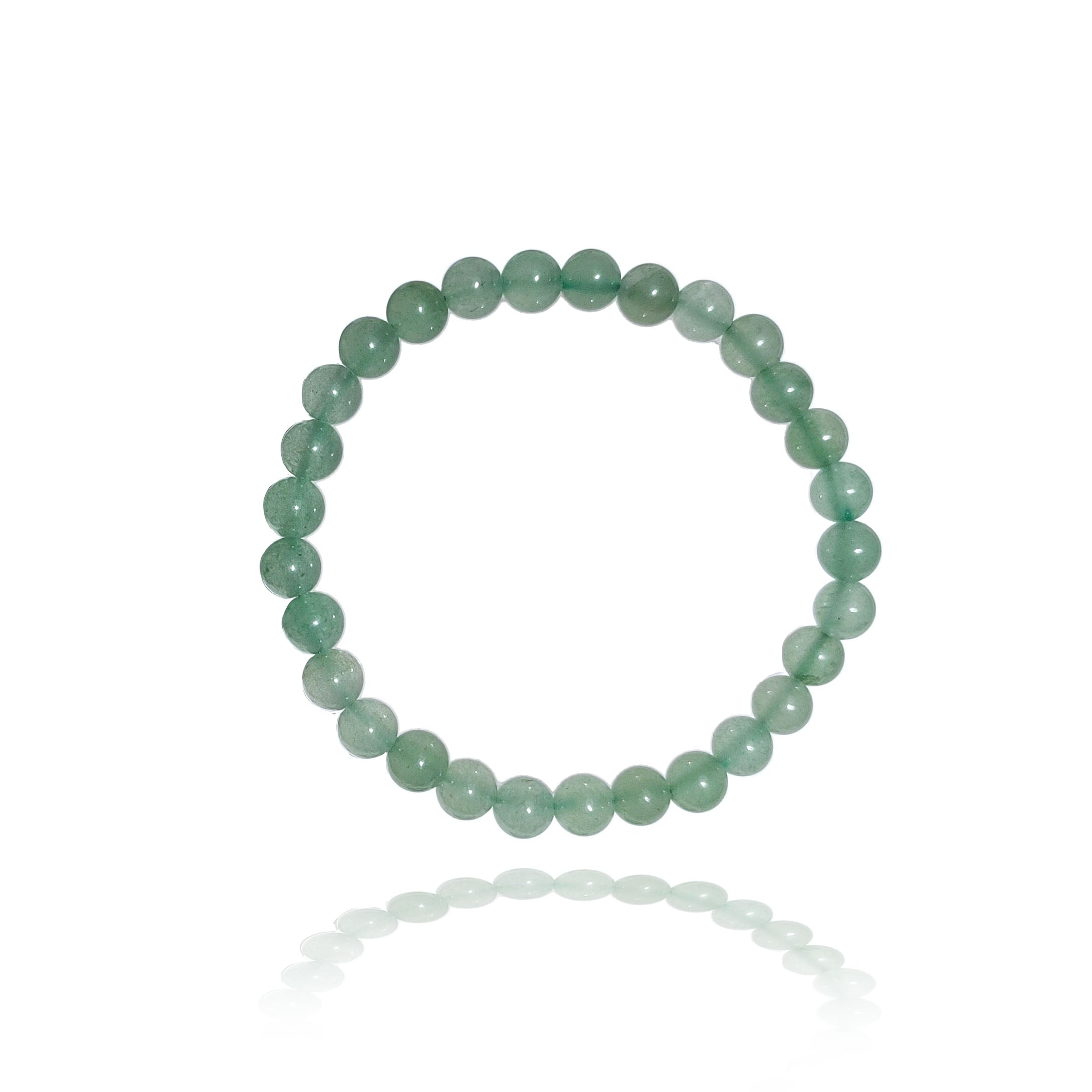 Green Aventurine 6mm, 8mm and 10mm bead Bracelet