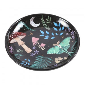 Fairycore Fantasy Dark forest collection round Trinket Dish