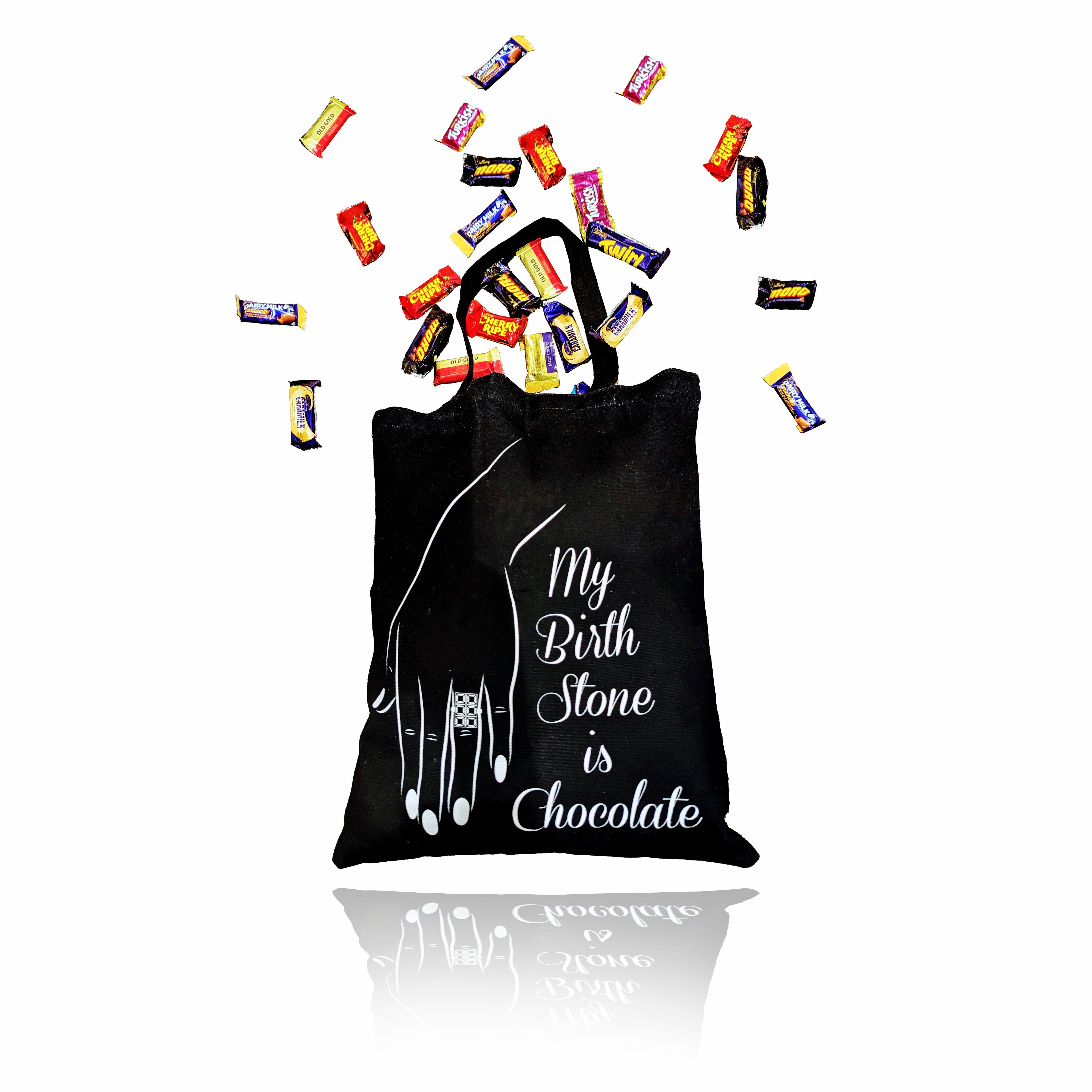 Chocolate Birthstone Tote Bag