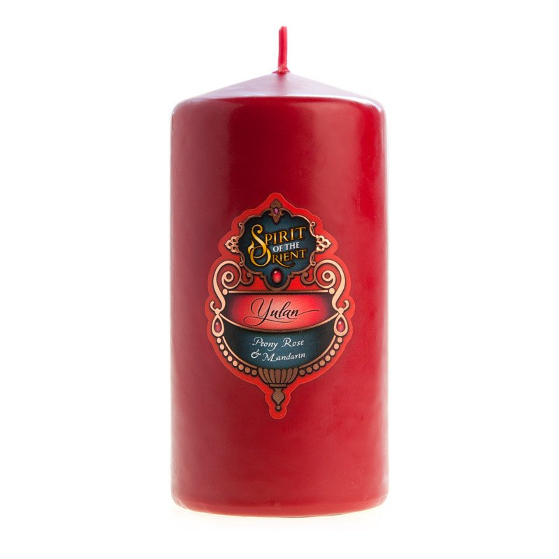 Yulan - Spirit of the Orient Pillar Candle - Medium