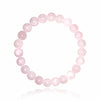 Rose Quartz Beaded Bracelet 8mm