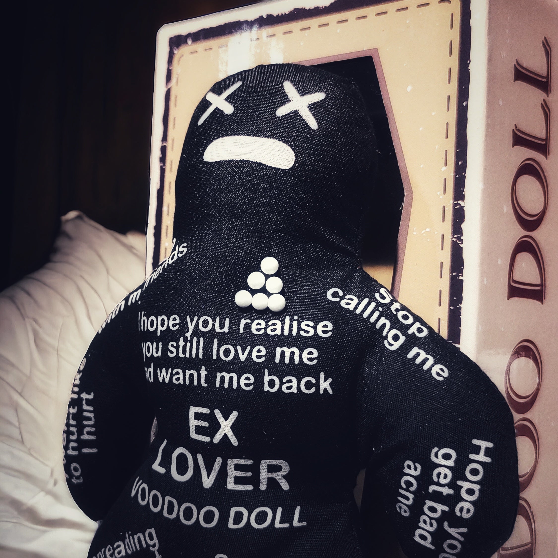 Voodoo Doll - 2 Variety's to choose from - White Revenge or Black Ex-lover