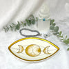 Moon Phase ceramic trinket dish ~ White