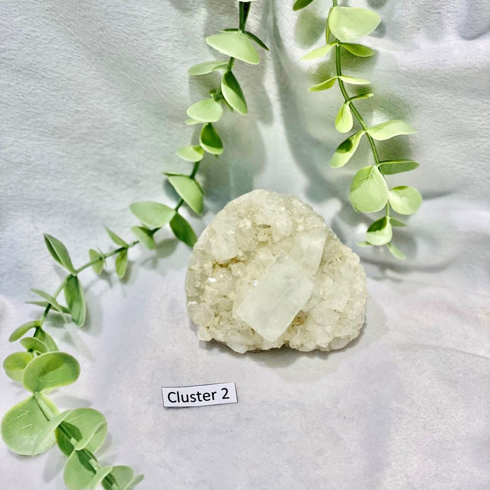 Apophyllite clusters 4 varieties ~ 4 sizes to choose from