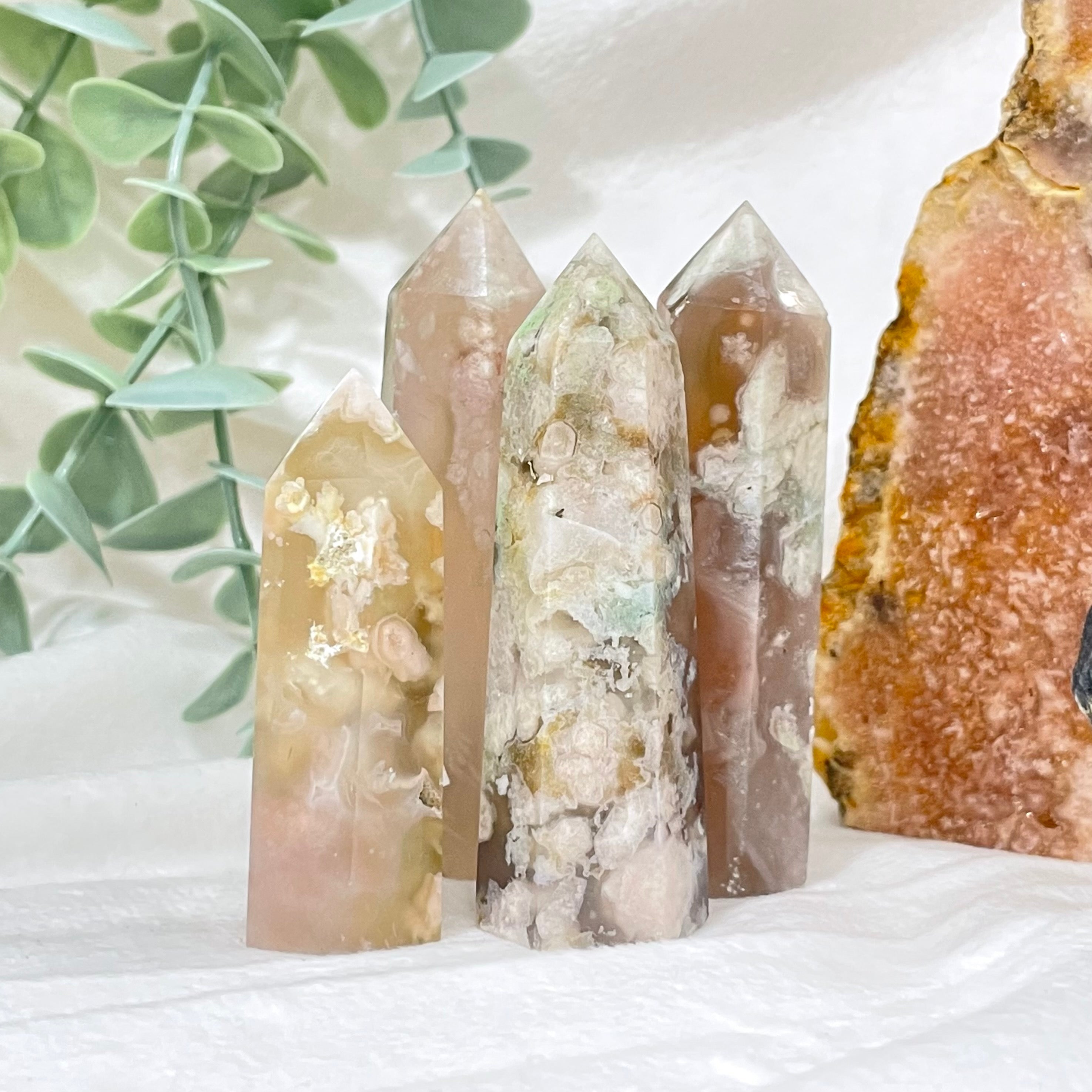 Flower Agate Generator Crystals The Crystal and Wellness Warehouse 