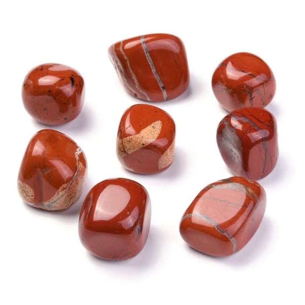 Red jasper tumble stone ~ 2 size choices